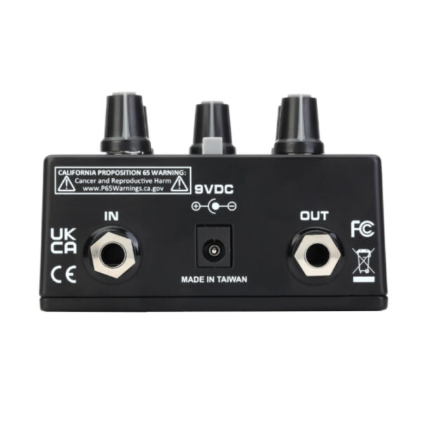 BANDIT-SUPREME TEAL STRIPE PREAMP PEDAL - full back Bandit® Supreme Teal Stripe Pre-Amp Pedal