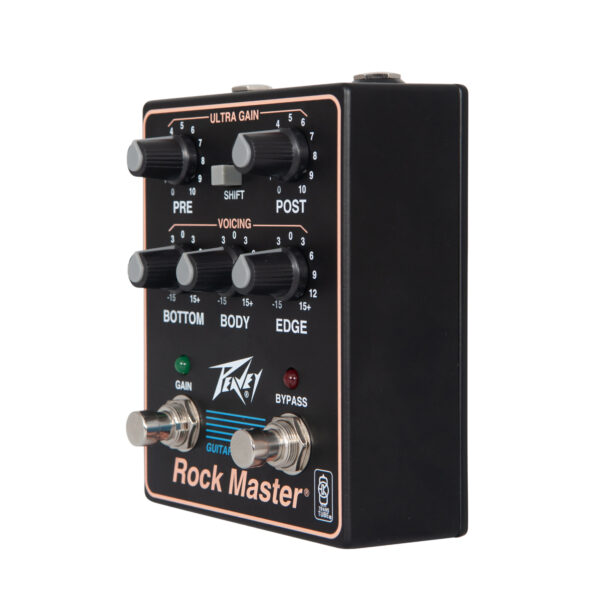 rock master pedal - image 3 - side angle 2 Peavey Rock Master® Preamp Pedal