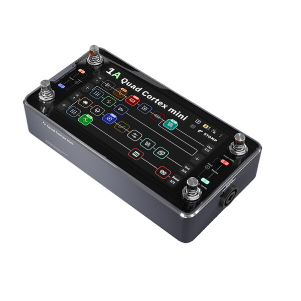 QUARD CORTEX MINI - ANGLED 1 Neural DSP Quad Cortex Mini – Guitar & Bass Modelling Processor