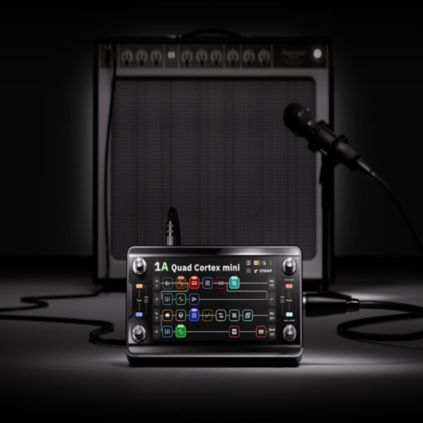 Quad Cortex MINI - LIFESTYLE IMAGE Neural DSP Quad Cortex Mini – Guitar & Bass Modelling Processor